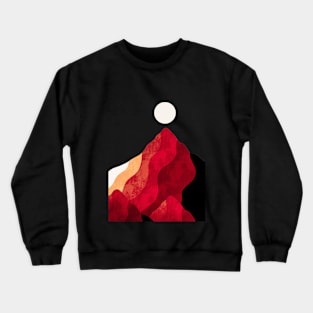 Deep velvet peak Crewneck Sweatshirt